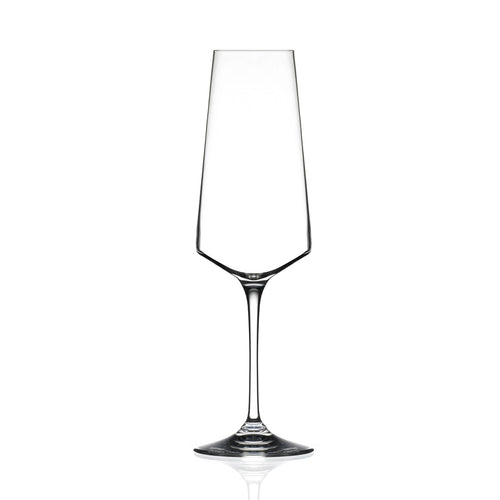 Champagneflöjt i kristall.