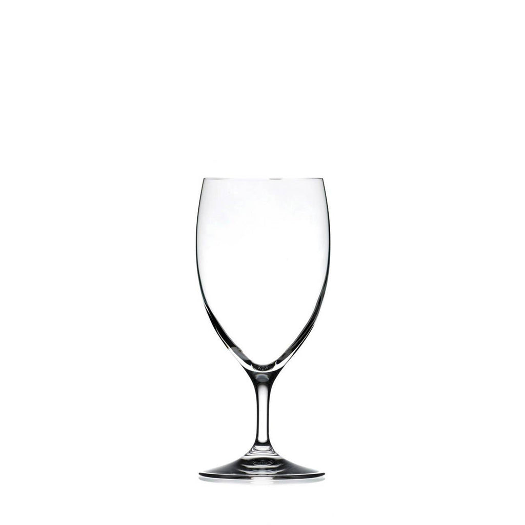 Ölglas på fot i kristall.