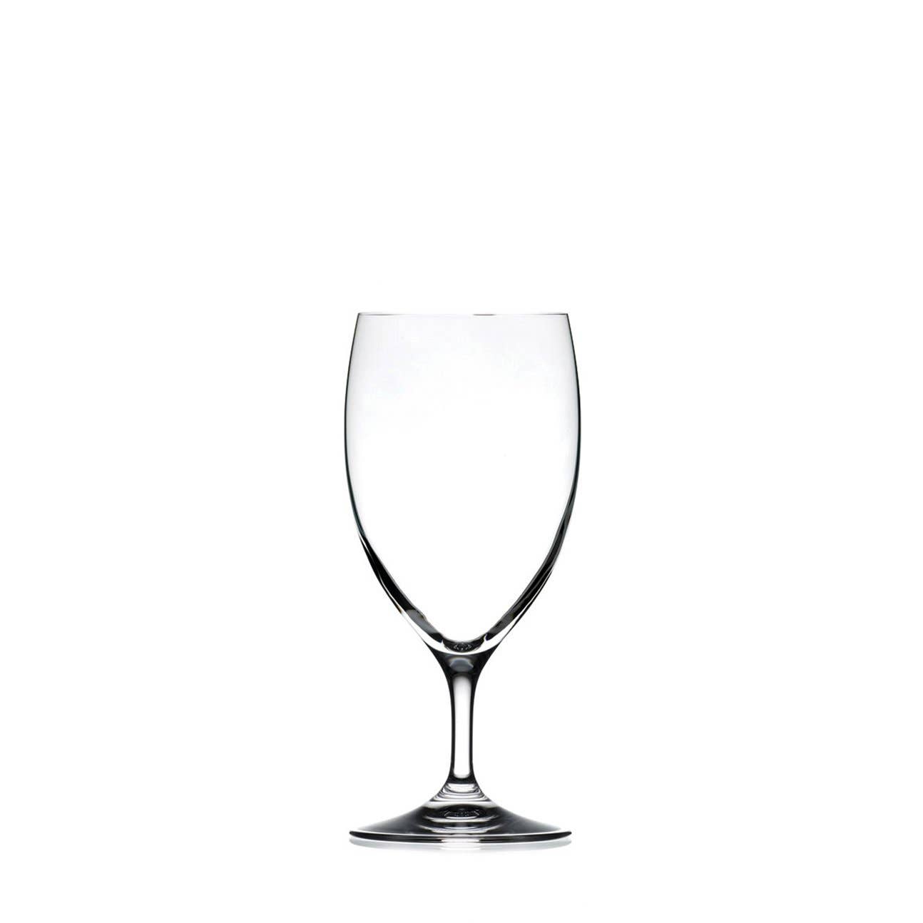 Ölglas på fot i kristall.